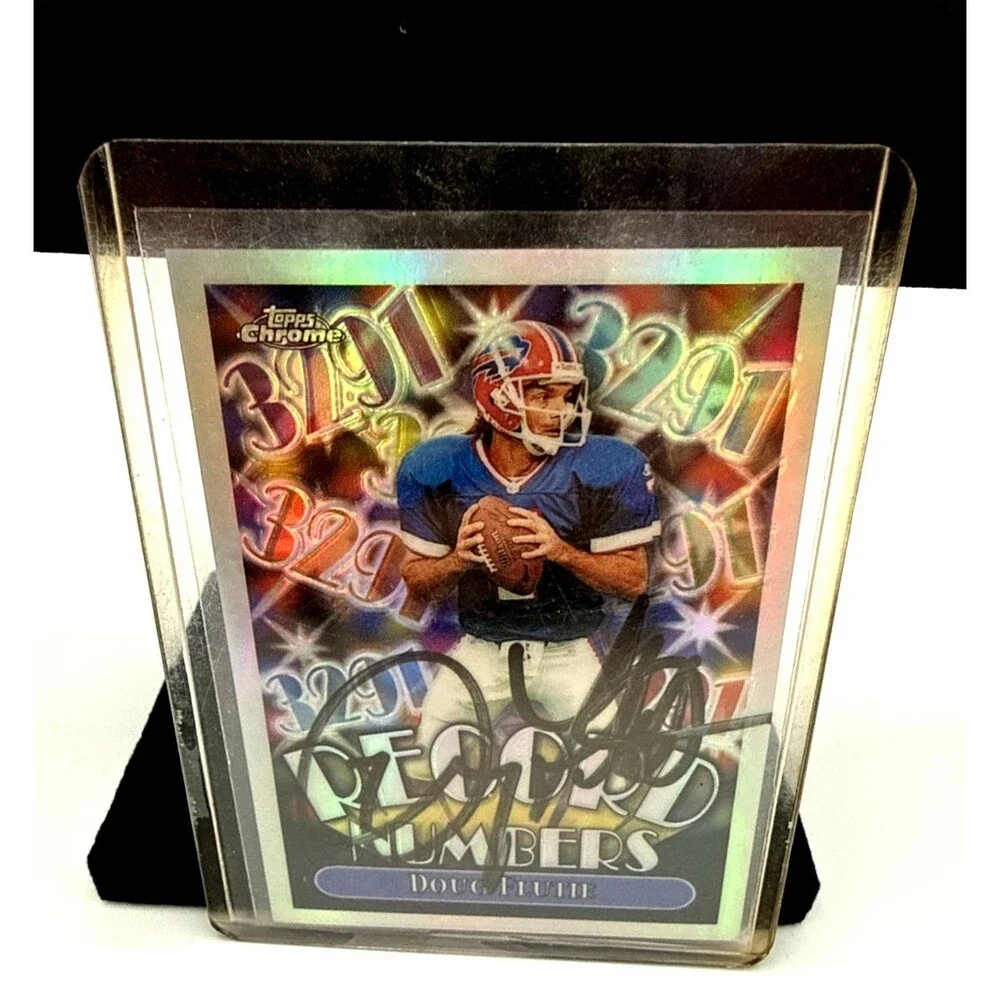 1999 Topps Chrome Doug Flutie Record Numbers 3291, RN7, Buffalo Bills